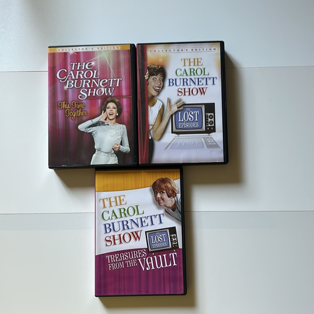 Carol Burnett Show DVD Lot‎ – 3 Collector Cases